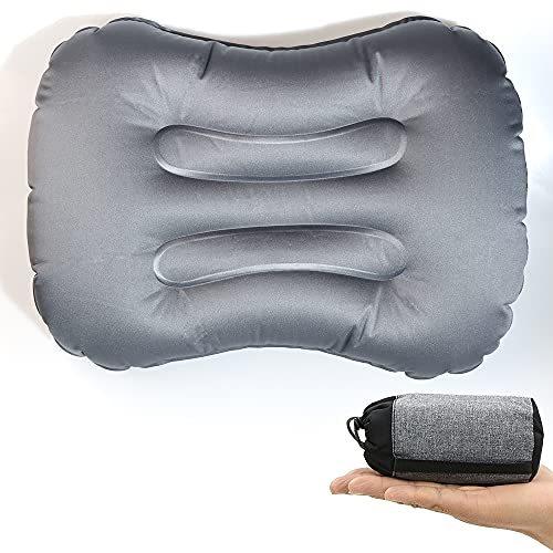 Ultralight Inflatable Camping Travel Pillow, Compressible Inflating Pillows
