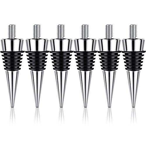 6 Pieces Metal Bottle Stopper 16 x 3/8 Blank Stainless Steel Wine