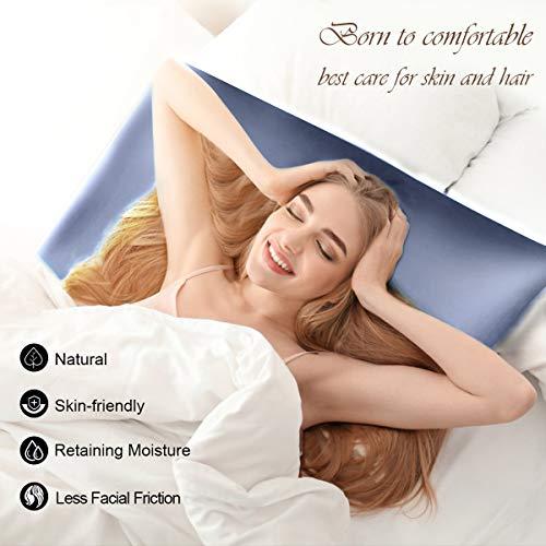 Asmork 100% Mulberry Silk Pillowcase for Hair and Skin, Both Side 19 Momme｜pinkcarat｜05