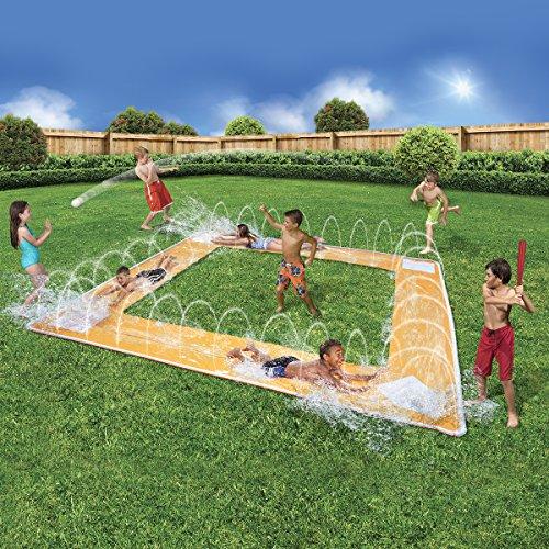 販売新作 Banzai Grand Slam Baseball Water Slide Toy， Kids， Play， Children by Games 4