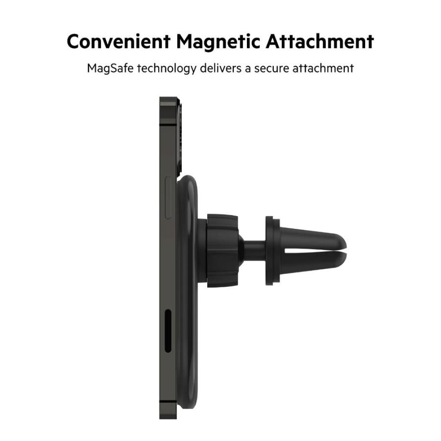 スストア Belkin Magnetic Wireless Car Charger - MagSafe Compatible Car Mount Wireles