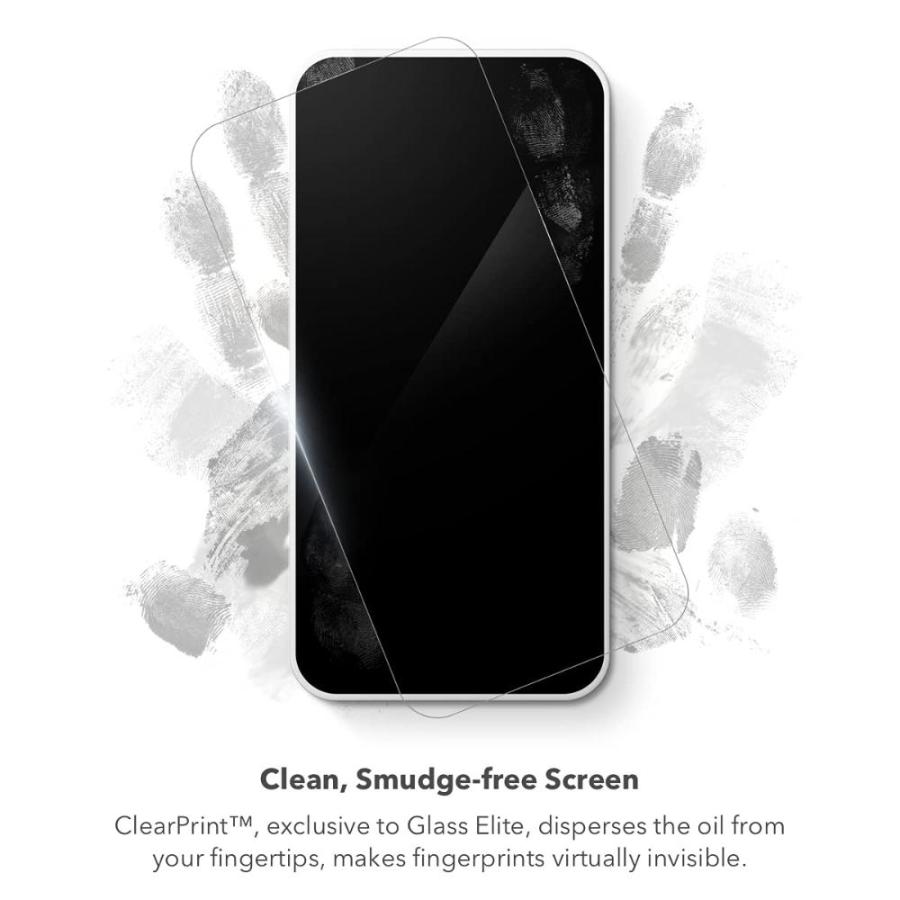 ZAGG InvisibleShield Glass Elite スクリーンプロテクター Apple iPhone 13 Pro Max用 5倍飛散保｜pinkcarat｜03