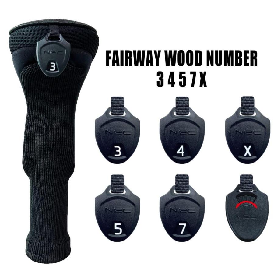 直営通販 HELLO NRC Golf Club Head Cover for Fairway Wood Hybrid Golf Club Cover with