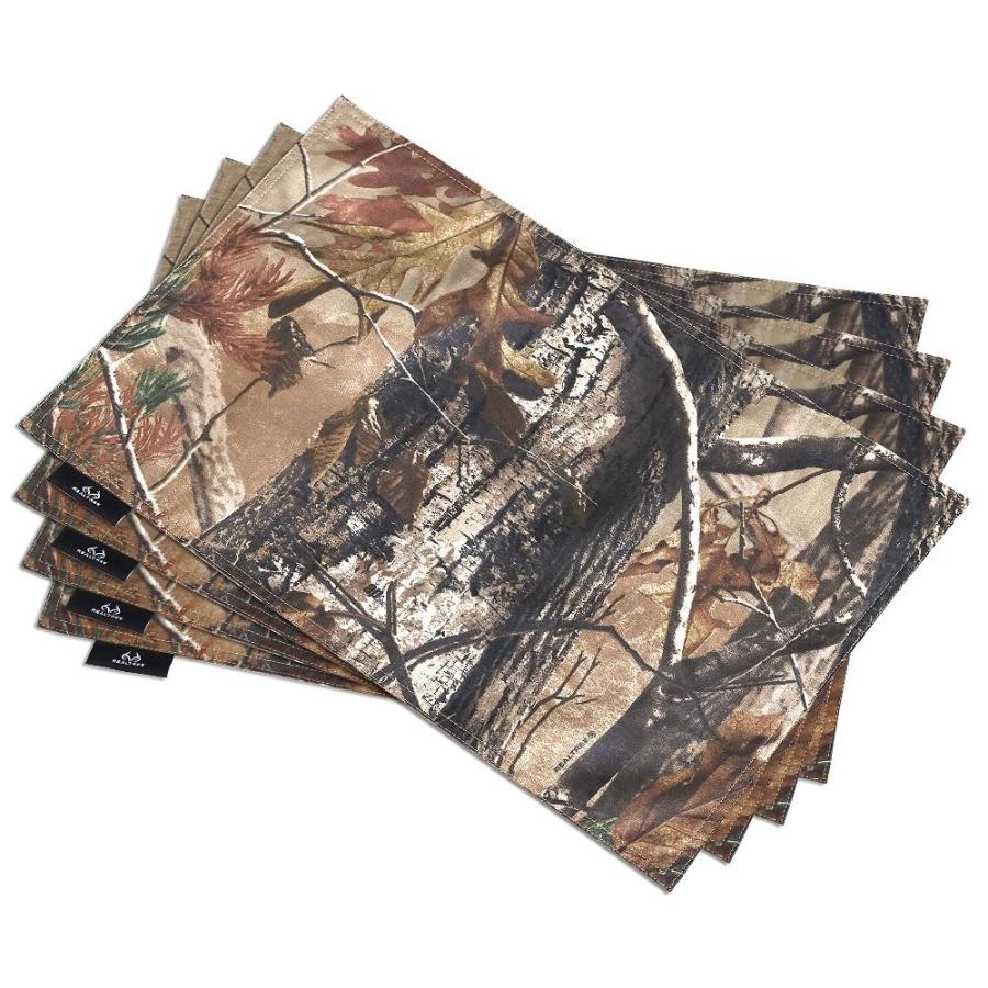 VISIONE Realtree All Purpose Rectangle Placemats Set of 4 Washable 13