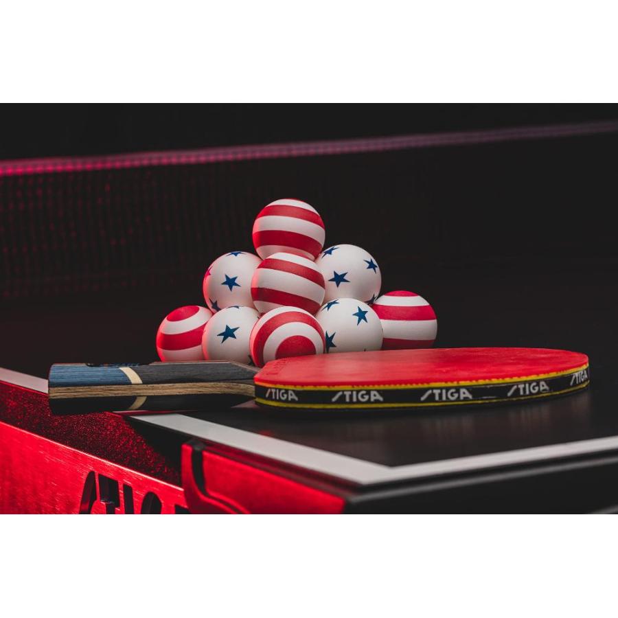STIGA スター/ストライプ 卓球ボール 6個パック 40mm ITTF規定サイズと重量 ピンポンボール  :YS0000037038068735:Pink Carat 通販 