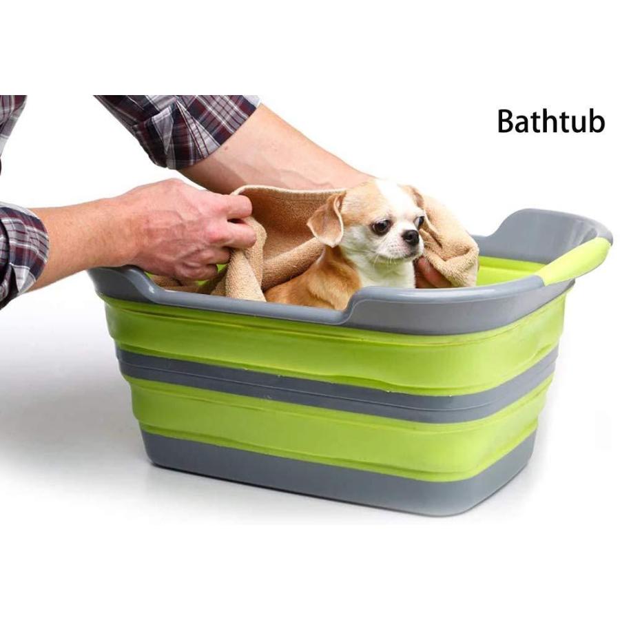 Qyuruisi Folding Bathtub for Dog Cat Bunny Ferret and Other Small