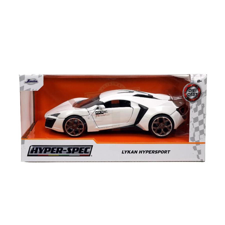 全商品オープニング価格特別価格 Hyper-Spec 1 24 W Motors Lykan Hypersport Die-cast Car White， Toys for Kids