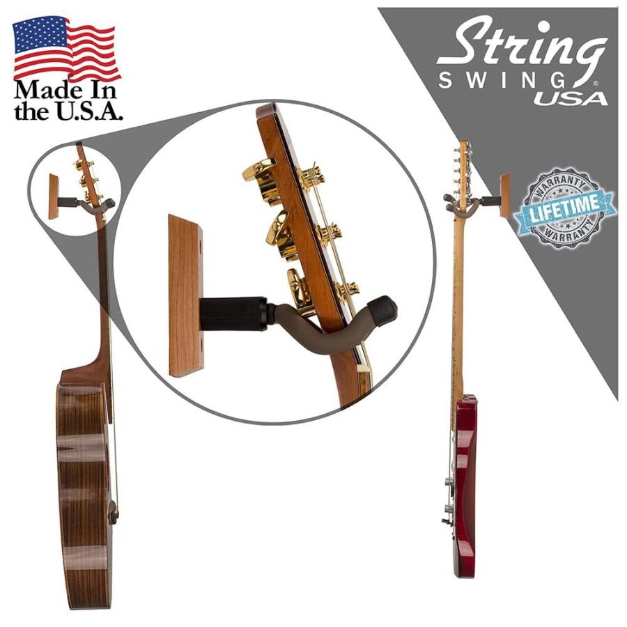 String Swing - CC01K - アコースティックギター＆エレキギター用壁掛けギターハンガー＆取付用ブラケットホルダーチェリ｜pinkcarat｜04