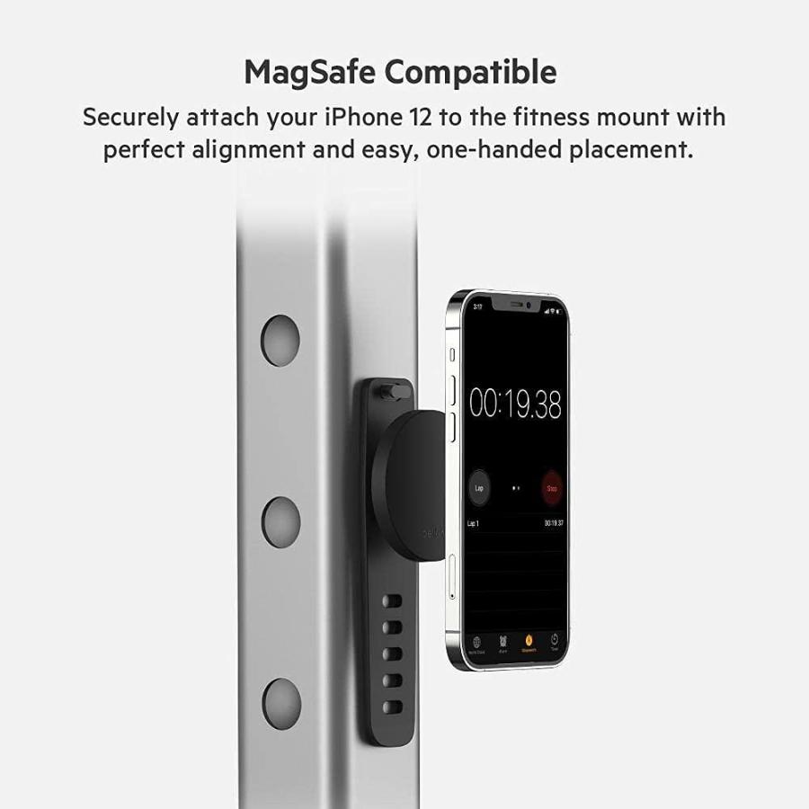 Belkin iPhone 14 / 13 / 12 シリーズ用フィットネスマウント MagSafe対応 MMA005btBK｜pinkcarat｜02