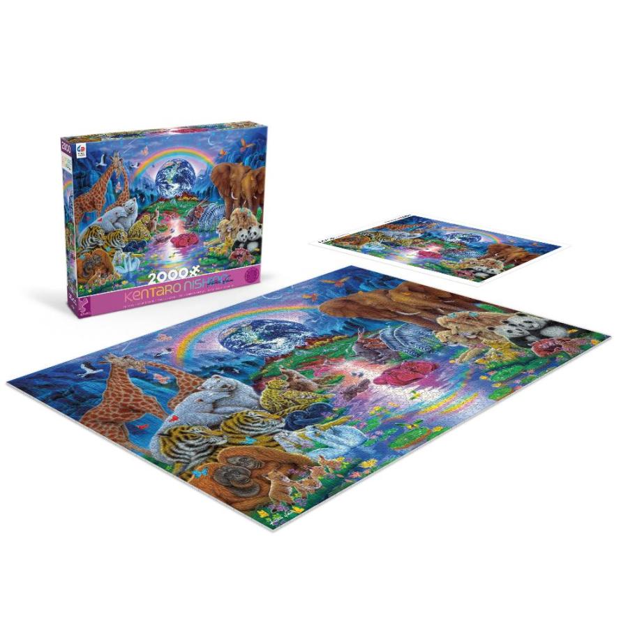 Ceaco - Kentaro Nishino - Family of The Earth - 2000 Piece Jigsaw Puzzle｜pinkcarat｜04