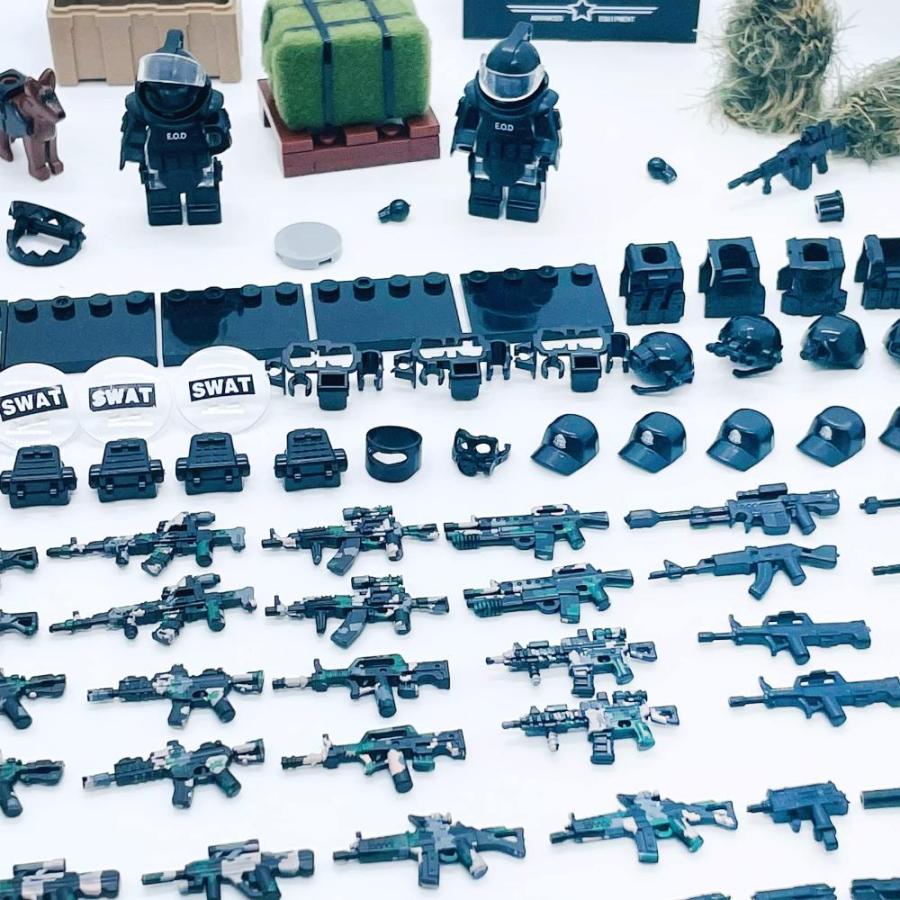 Military Army Weapons Pack Swat Team Bomb Squad Sets Toys for Mini Soldier｜pinkcarat｜02