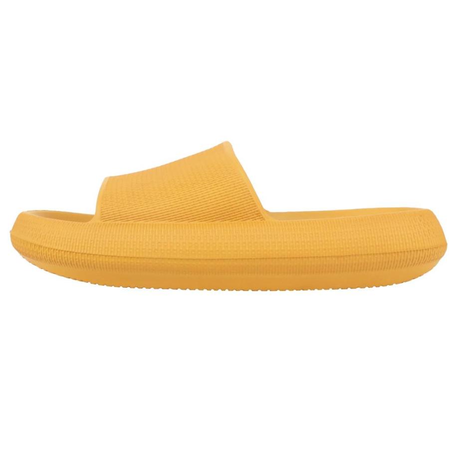 Jexx Yellow Cloud Slides for Women and Men, Non-Slip Pillow Slippers