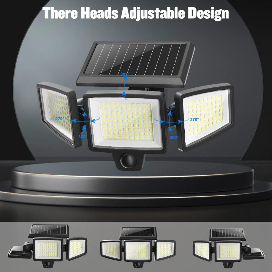 最大70％オフ FLITI Brighter Solar Outdoor Lights，2500LM Motion Sensor Lights，Adjustable
