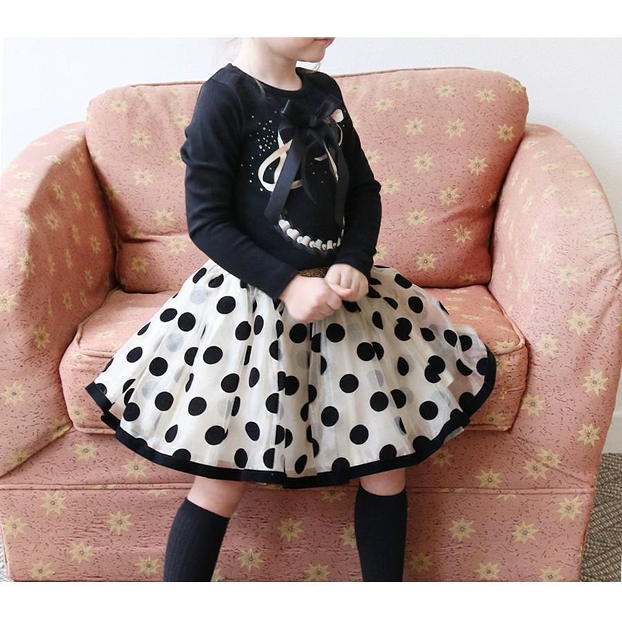 長袖 ｔシャツ 女の子 キッズ 服 おしゃれ 可愛い パール ネックレス プリントt リボン 秋 冬 春 ブラック Rora 通販 Yahoo ショッピング