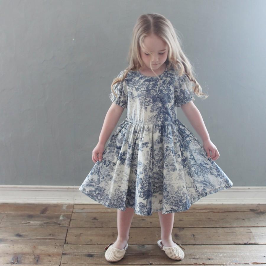 子供服 ワンピース 女の子 夏 レトロ 花柄 ブランド 子供服ブランド