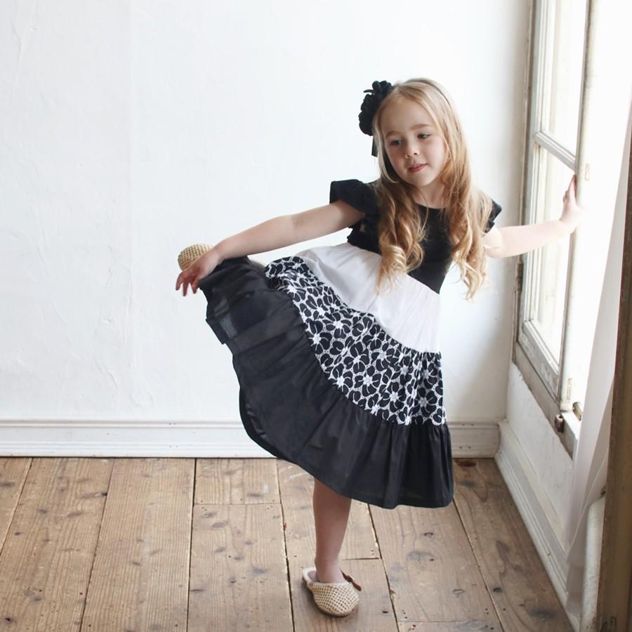 ワンピース 子供 キッズ 女の子 子供服 ブランド 大人っぽい ナチュラル 結婚式 花柄 フレア Rora 通販 Yahoo ショッピング