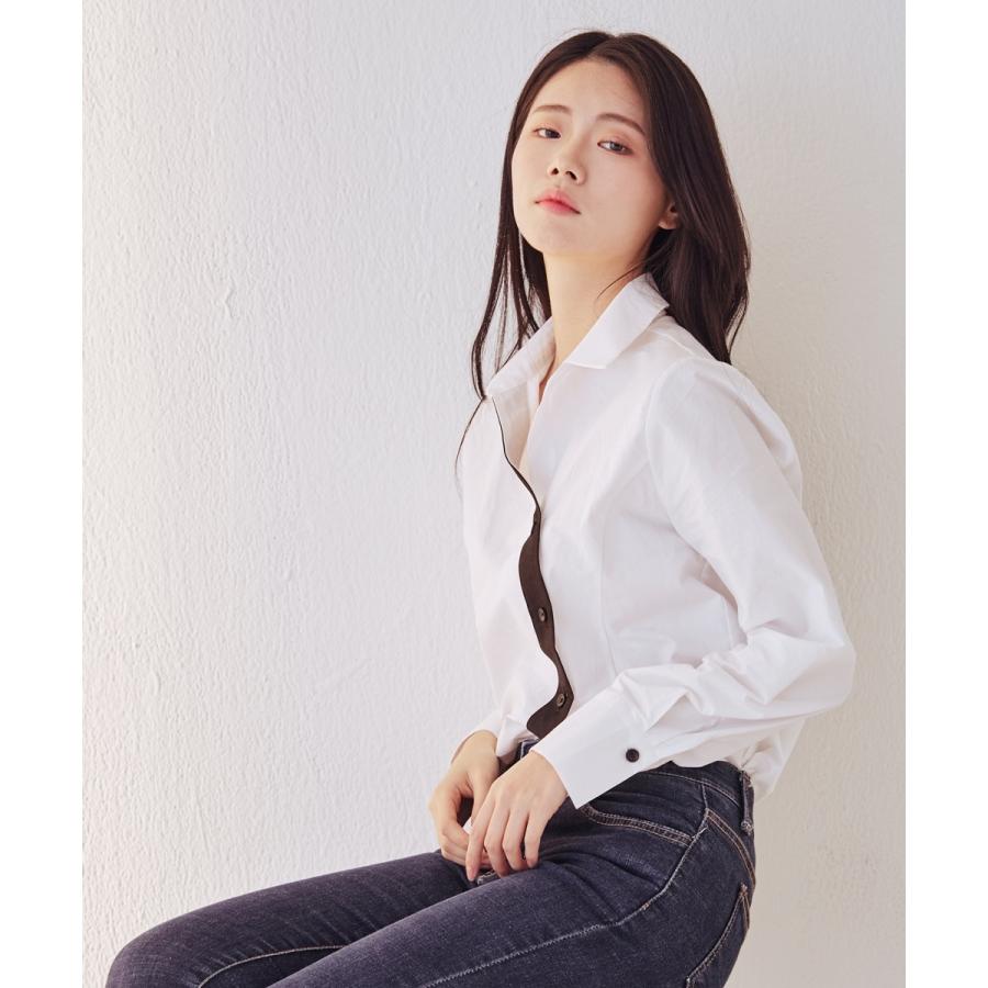 シャツ レディース 長袖 オフィスカジュアル シンプル 上質 秋 冬 ニュートラ 美シルエット 女性 2223 Rora 通販 Yahoo ショッピング