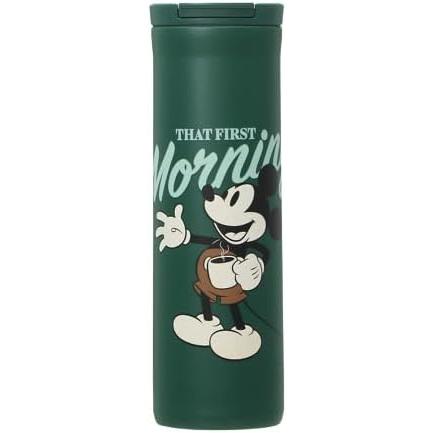 STARBUCKS スターバックス DISNEY Mickey フリップリッドステンレスボトル グリーン 473ml ミッキーマウス