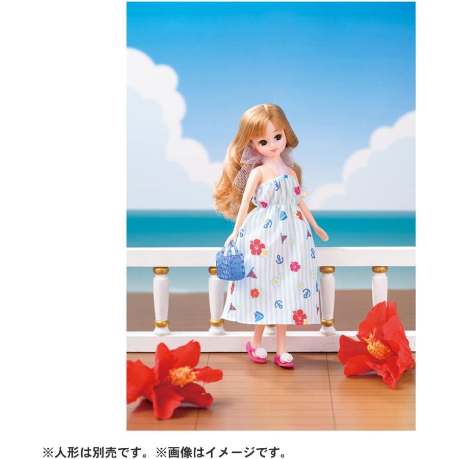 リカちゃん LW-13 マリンワンピ&セーラー水着セット : Pink リカちゃん LW-13 マリンワンピ&セーラー水着セット : Pink