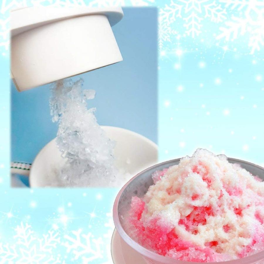 電動かき氷器 コードレスタイプ ホワイト HT-372 : Pink Diamond 総