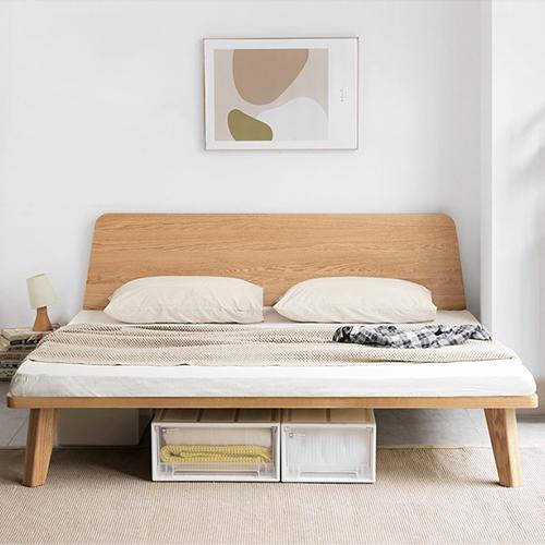 ベッド 天然木フレーム ベッドフレーム すのこベッド 木製 セミダブル 