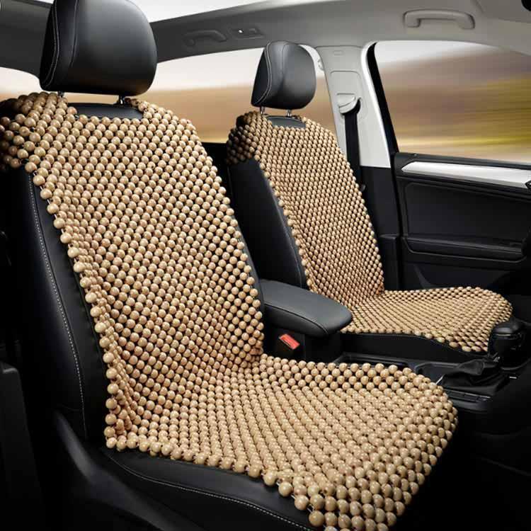 木製ビーズ シートカバー 車 ウッドビーズ 車用 内装パーツ カー 