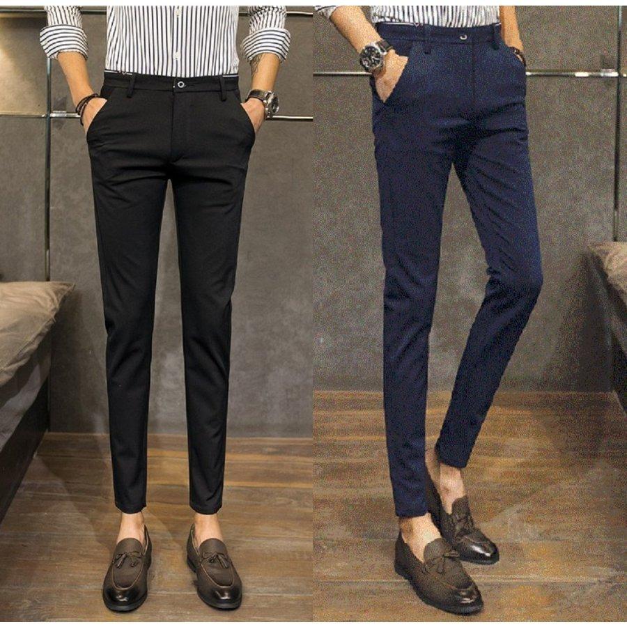 毎週更新 スラックス スーツパンツ メンズ ビジネスパンツ 無地 ストレートパンツ ボトムス 春夏新作 ビジネス 通勤 テーパードパンツ 紳士用 ズボン 3色 Materialworldblog Com