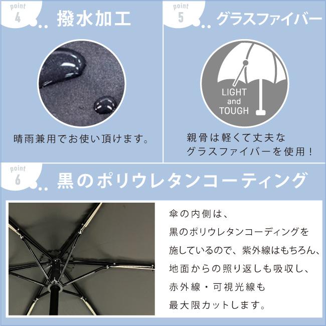 pink trick（ピンクトリック） 日傘 完全遮光 ミニミニ自動開閉傘 6本