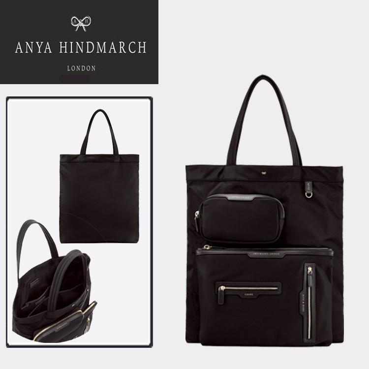 クライマックスセール Anya Hindmarch アニヤハインドマーチ 縦 トートバッグ レディース ナイロン 送料無料 保証書付 Www Yalaphone Com