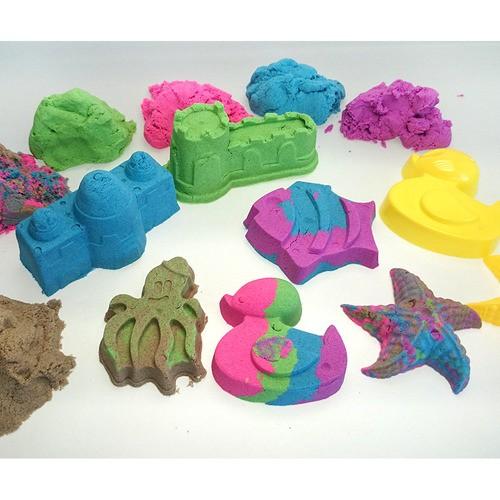 砂遊び キネティックサンド カラー パープル kinetic sand ラングスジャパン 砂遊び 室内用 子供 おもちゃ プレゼント 誕生日 帰省 ねんど 粘土 kids baby｜pinkybabys｜06