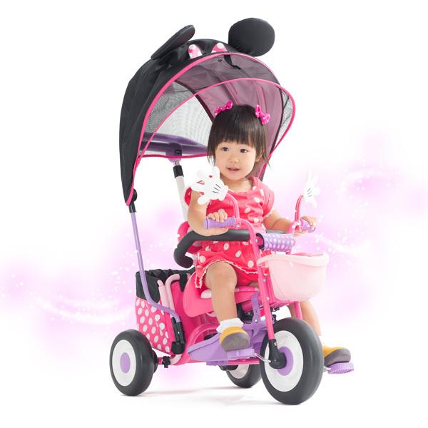ides 三輪車 2歳 3歳 1歳半 手押し棒付き カーゴサンシェード ides 三輪車 2歳 3歳 1歳半 手押し棒付き カーゴサンシェード