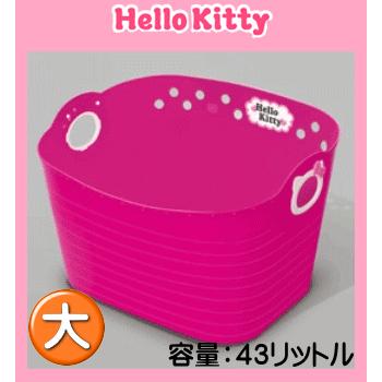 sanrio おもちゃ箱 ハローキティ やわらかバケツ SQ43 四角 sanrio おもちゃ箱 ハローキティ やわらかバケツ SQ43 四角