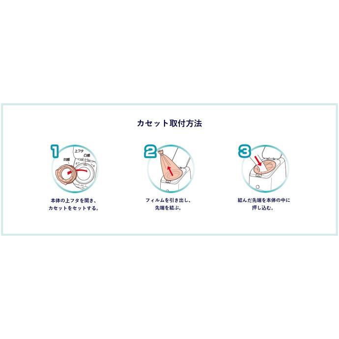 アップリカ オムツ ゴミ箱 おむつ処理ポット ニオイポイ カセット1個付 