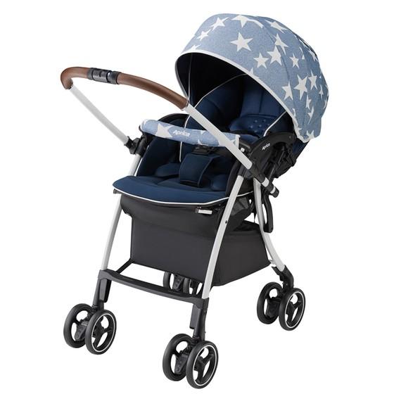 LUXUNA ベビーカー AB型 ラクーナ クッション デニムスター BL LUXUNA ベビーカー AB型 ラクーナ クッション デニムスター BL