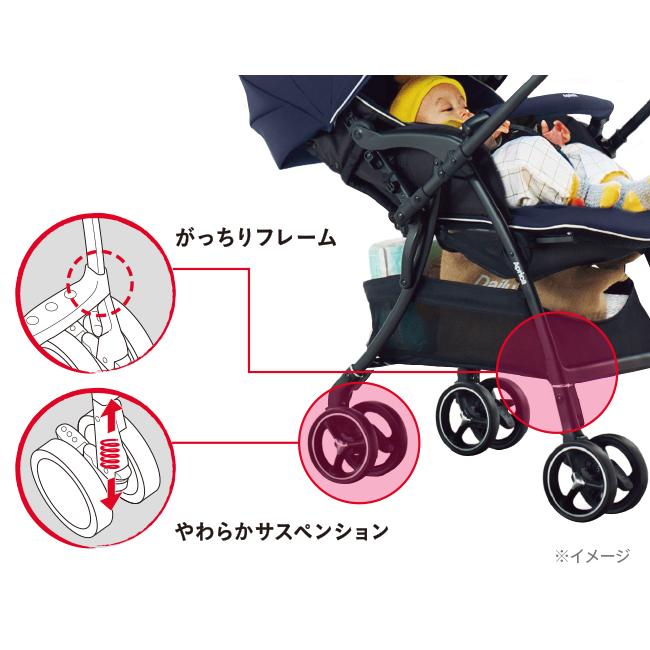 正規品 ベビーカー A型 ラクーナクッション AD アップリカ aprica laxuna 赤ちゃん ベビー 子供 baby ストローラー バギー 一部地域 送料無料｜pinkybabys｜20