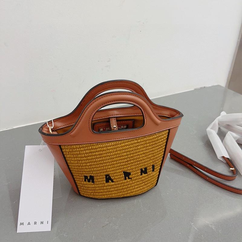 MARNI(マルニ) ブラウン TROPICALIA BAG MICRO ハンドバッグ MARNI(マルニ) ブラウン TROPICALIA BAG MICRO ハンドバッグ