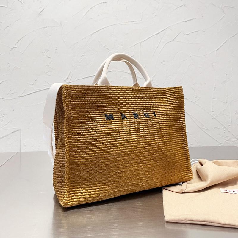 MARNI(マルニ) かごバッグ SMALL TOTE レディース ロゴ刺繍 ロゴ MARNI(マルニ) かごバッグ SMALL TOTE レディース ロゴ刺繍 ロゴ