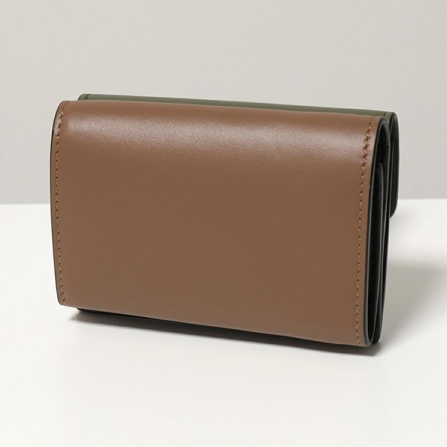 MARNI マルニ サフィアーノ カーフスキン トリフォールド