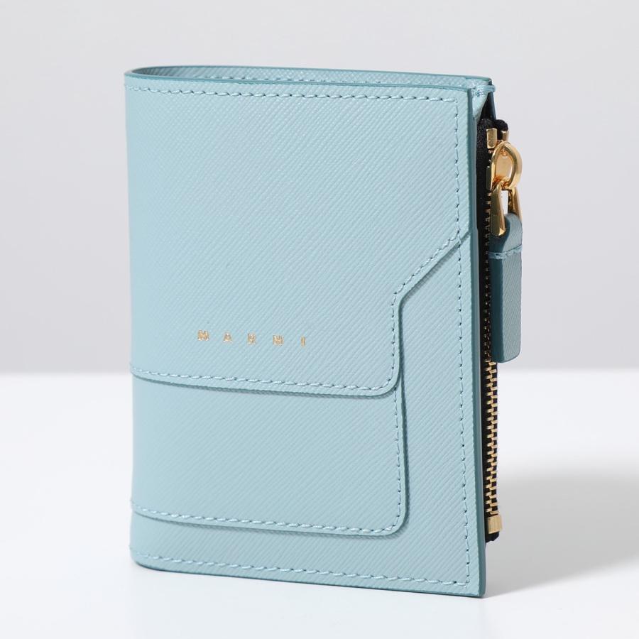 MARNI マルニ 二つ折り財布 レディース サフィアーノレザー