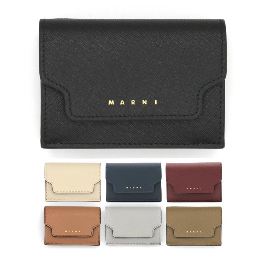 正規品　マルニ　MARNI 三つ折り　トリフォールド　ミニ　財布　ウォレット 楽天市場】MARNI マルニ 三つ折り財布 トリフォールド TRIFOLD