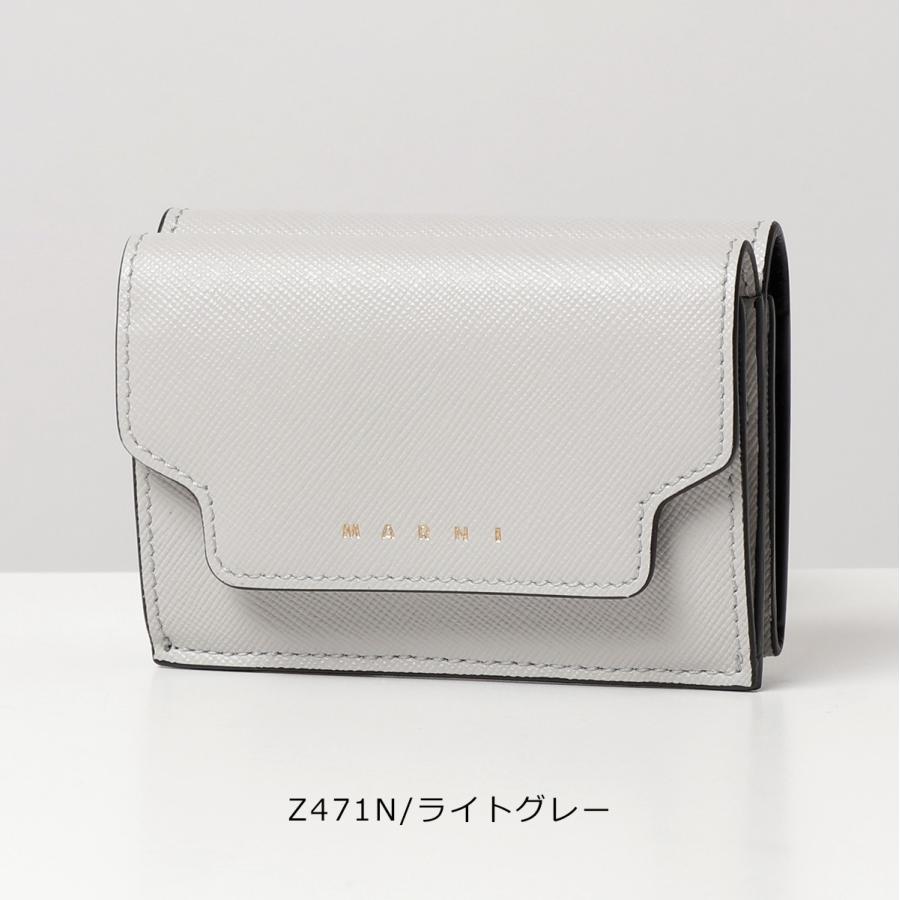 MARNI マルニ 三つ折り財布 レザー トリフォールドウォレット コイン  