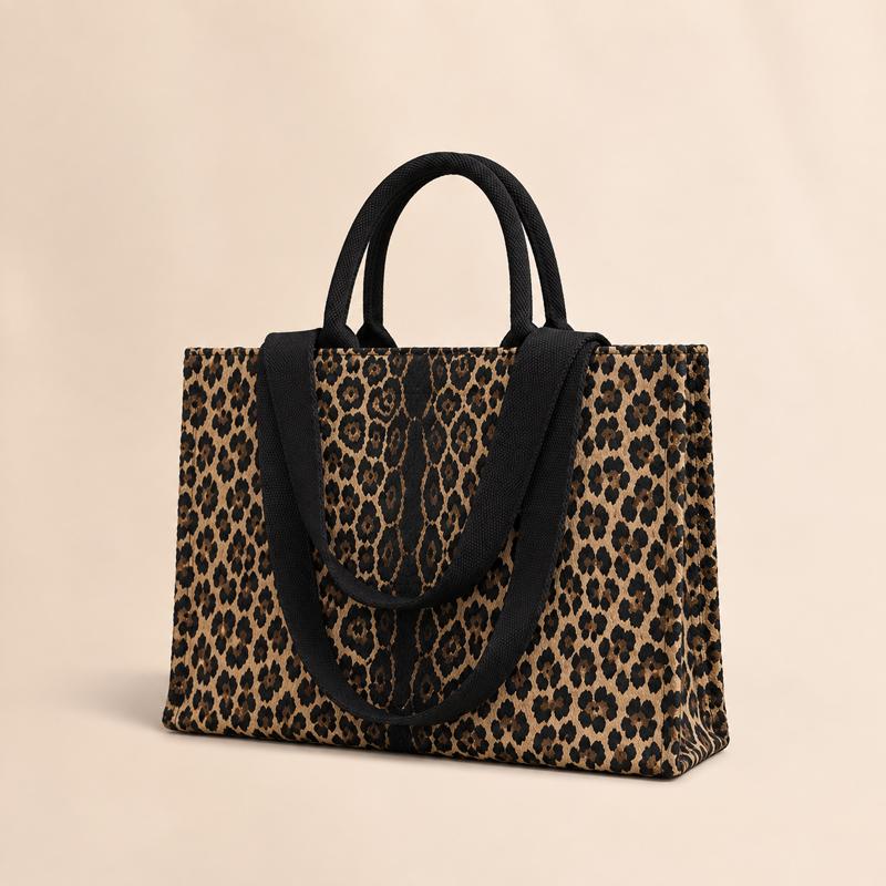 MARNI（マルニ） BASKET LARGE トートバッグ レオパード柄 ジャカード