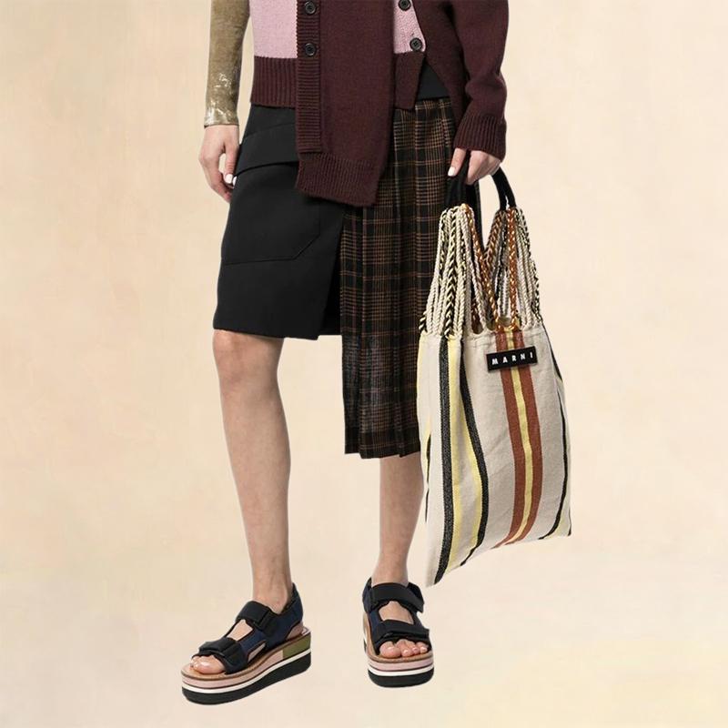 MARNI MARKET マルニ 24色 フラワーカフェ ハンモック トートバッグ