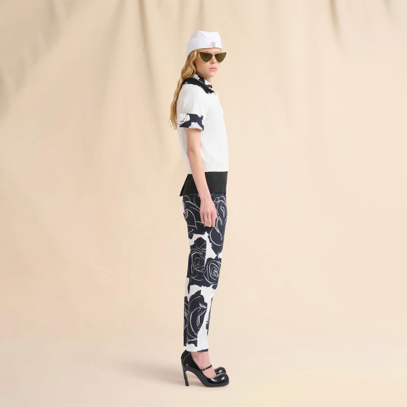 MARNI（マルニ） ホワイト コットン製 ポロシャツ マルニシンボル入り