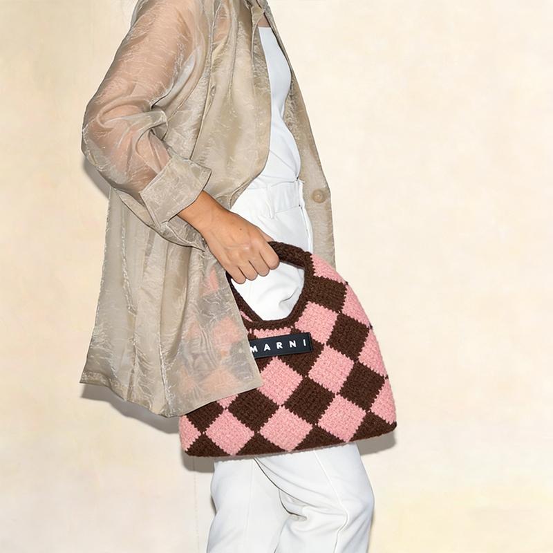 MARNI MARKET マルニ ピンク マルニマーケット テックウール ミニ