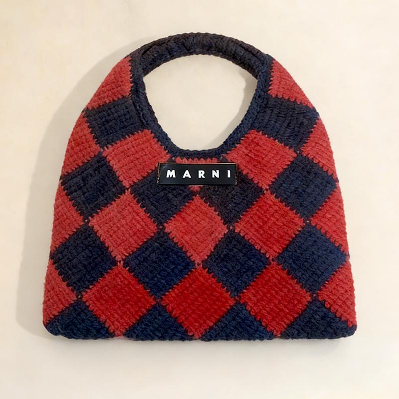 MARNI MARKET マルニ レッド マルニマーケット テックウール ミニ