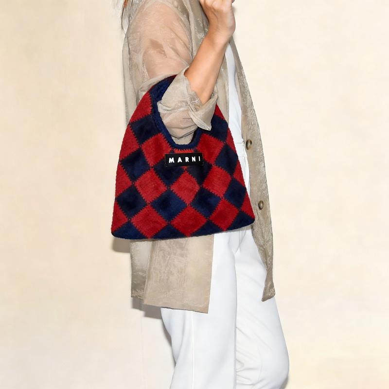 MARNI MARKET マルニ レッド マルニマーケット テックウール ミニ