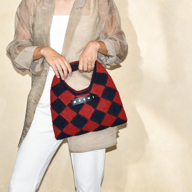 MARNI MARKET マルニ レッド マルニマーケット テックウール ミニ