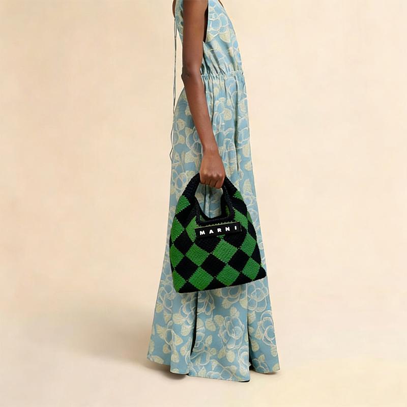 MARNI MARKET マルニ グリーン マルニマーケット テックウール ミニ