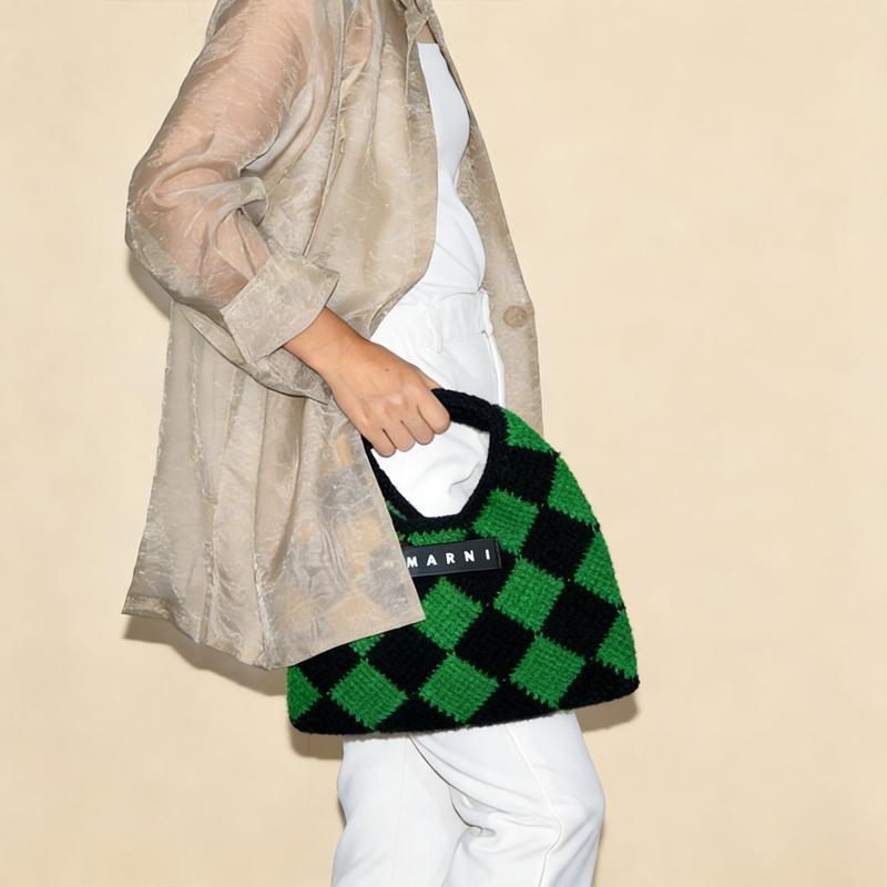 MARNI MARKET マルニ グリーン マルニマーケット テックウール ミニ